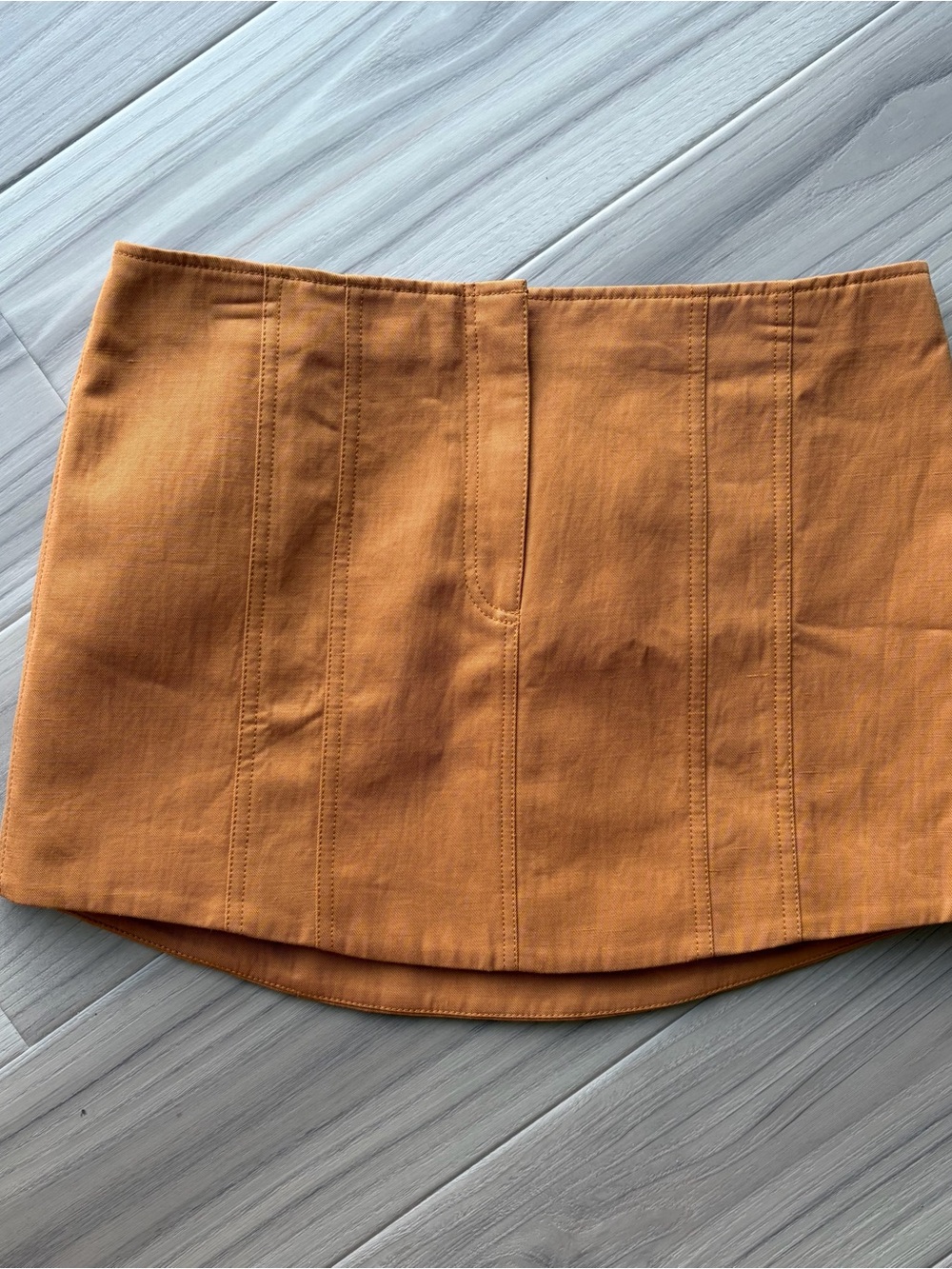 A.L.C Bronze Mini Skirt